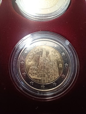 Spain 2 euro 2012 Burgos Ακυκλοφόρητο σε κάψουλα