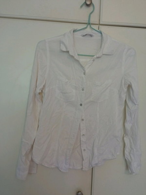 Shirt Small 100% viscose like new, white