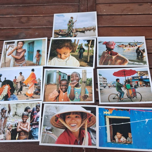 Portrait cards collection like new, set of 10