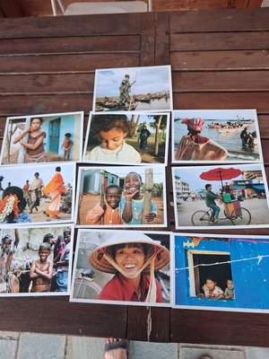 Portrait cards collection like new, set of 10