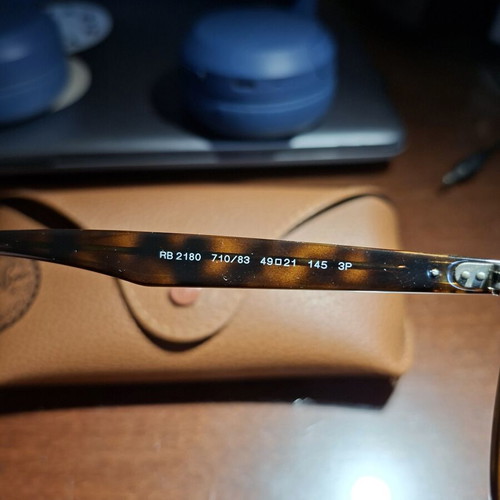 Ray Ban RB2180 710/83 tortoise sunglasses with polarised lenses