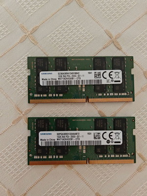 Samsung 32GB DDR4 SODIMM RAM used, 2666MHz, laptop