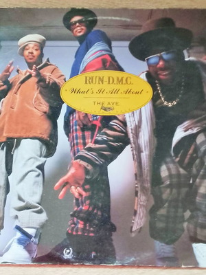 Run DMC What's It All About LP vinyl record used, hip-hop