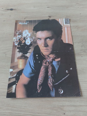 Αφίσα Simon Le Bon Bananarama μεταχειρισμένη από περιοδικό Μανίνα 90s
