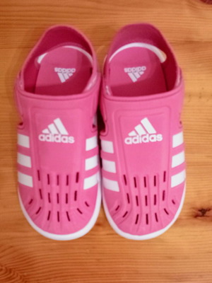 Adidas Summer Closed Toe Water Sandals, pink, size 33
