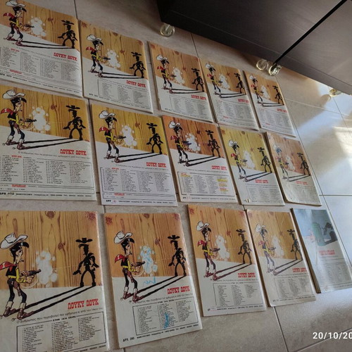 Lucky Luke and Rantanplan used, 7 issues
