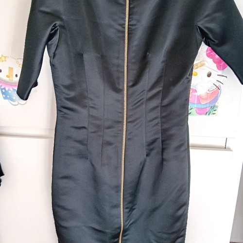 Access dress new small with back zipper, satin texture