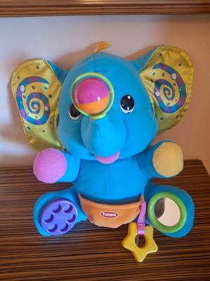 Playskool soft activity elephant toy used