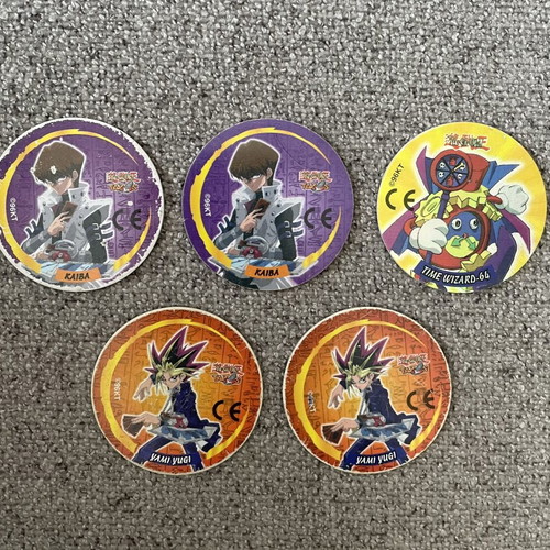 Yu-Gi-Oh Duel Tazos pack of 5 used