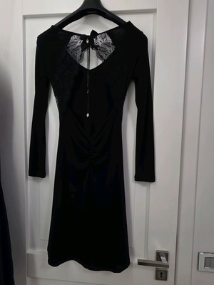 Dress midi backless black size M like new