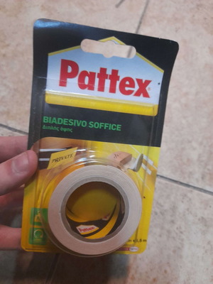 Pattex Adhesive Foam Double-Sided Tape 25mm x 1.5m New