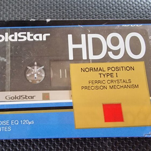 GoldStar HD90 cassette tape new