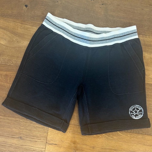 Converse All Star sports fleece shorts Small black like new
