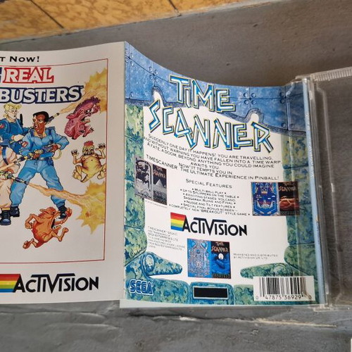 Time Scanner Activision Amstrad 6128 disc