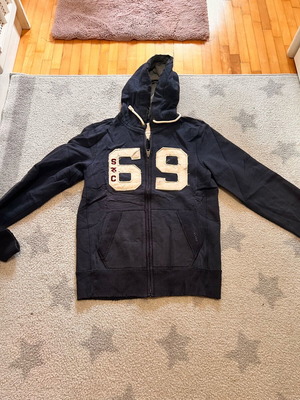 Sakis Rouvas Collection hoodie with zipper like new, blue, size M