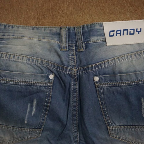 Men's denim shorts like new, size L, blue