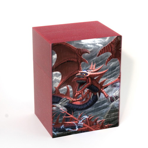 Deck box Yu-Gi-Oh Slifer the Sky Dragon made to order with built-in dividers