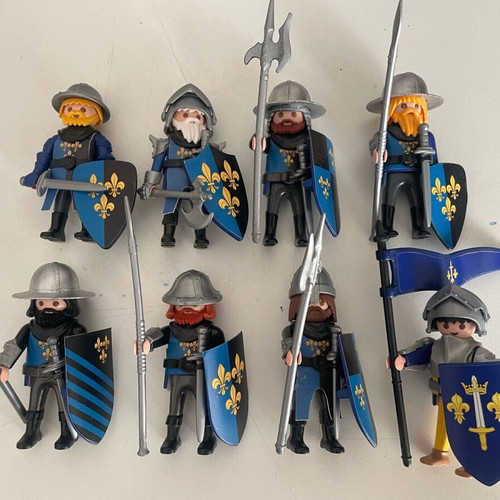 Playmobil knights like new custom