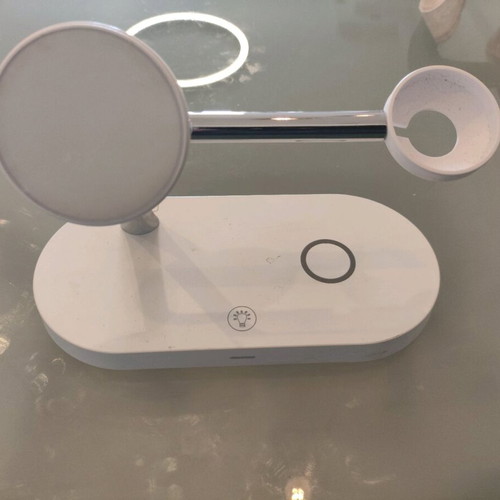 Tech Protect wireless charging stand used for phone, watch, headphones