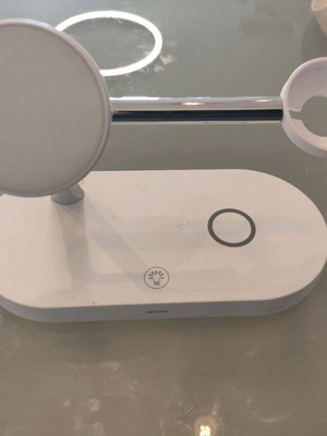 Tech Protect wireless charging stand used for phone, watch, headphones