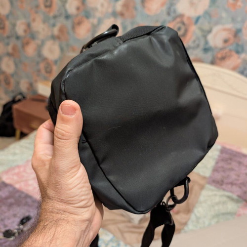 The North Face shoulder bag used, crossbody, black