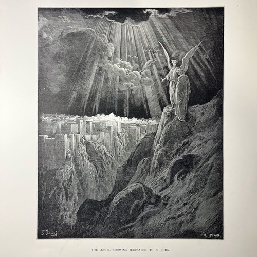 Gustave Doré engraving used, 29x36 cm
