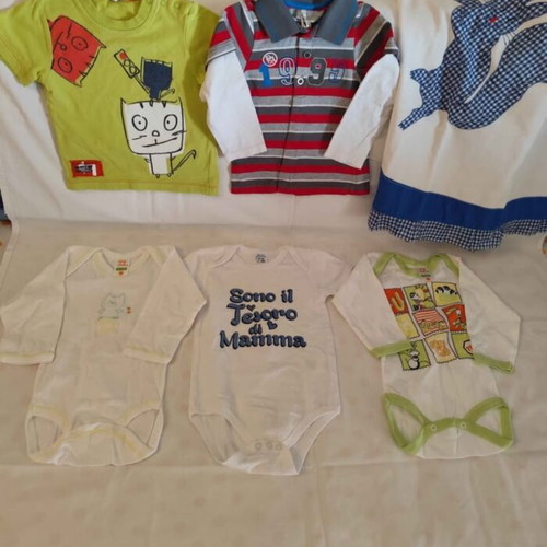Baby clothes set for 6-12 months, 5 pieces