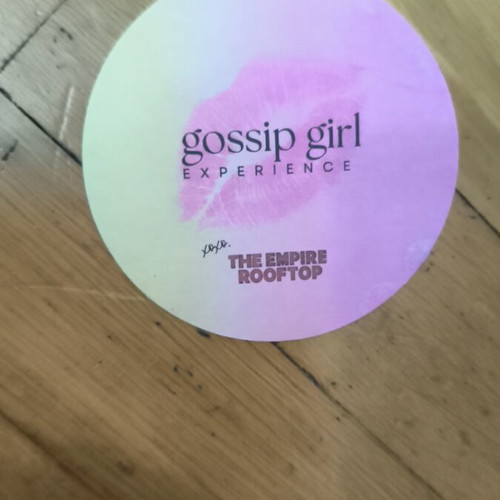Gossip Girl collective coaster used