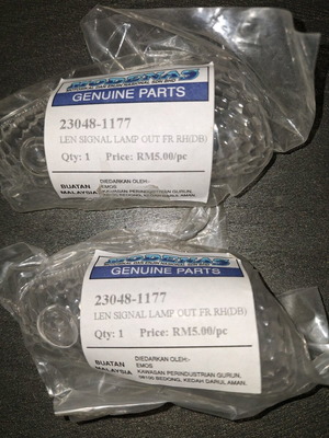 Modenas Kriss 115 front right signal lamp lens new