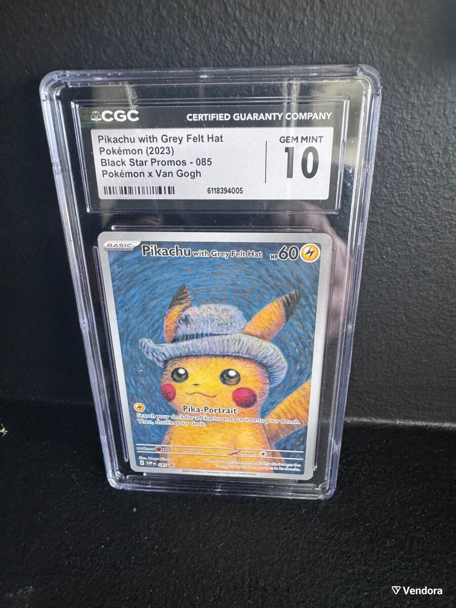 Pokemon x Van Gogh Pikachu CGC 10 Gem -  1.600,00 - Vendora.cy