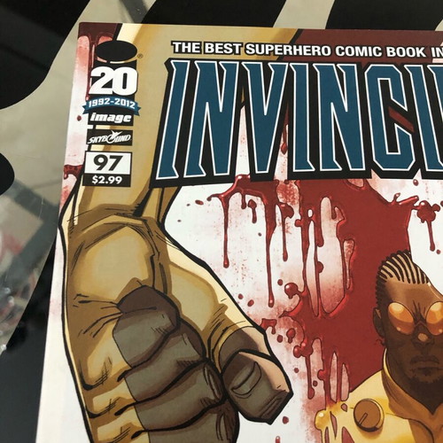Invincible 97 comic new, origin bulletproof Kirkman Ottley, rare Amazon Prime