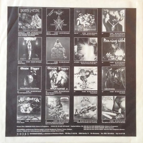 Rage Reign Of Fear signed 1st press vinyl LP