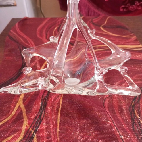 Murano Italy bowl new, crystal with unique design