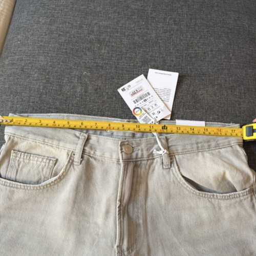 Pull & Bear jorts, grey, size M 38 10