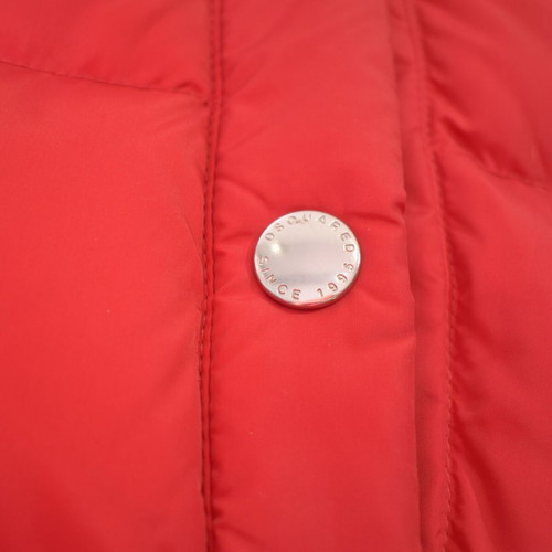 DSQUARED2 Misty Mountains Red Puffer Bomber Jacket IT 46