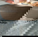 Longchamp τσάντα ώμου  μπεζ χρώμα
