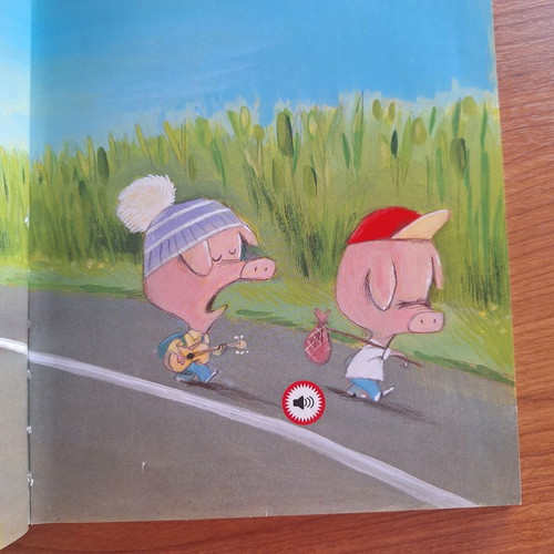 The Three Little Pigs musical storybook used, Patakis editions