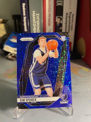 NBA 2024-25 Cam Spencer Blue Sparkle RC /144 and 2 Red Sparkle cards like new