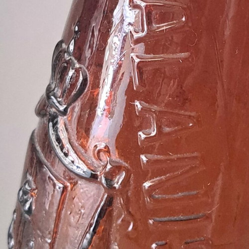 Vintage Empty Muscat de Samos Wine Bottle like new