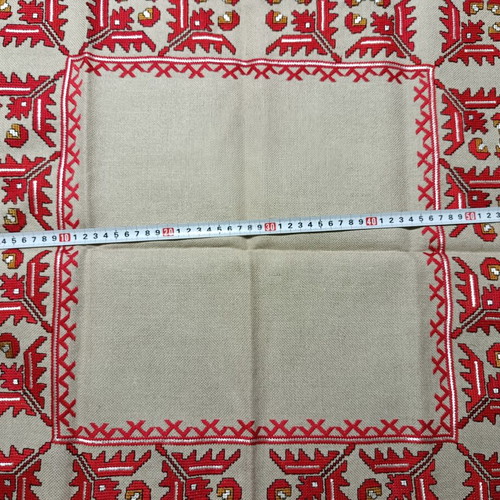Bulgarian embroidery square custom made