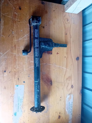 Mercedes spare wheel jack used