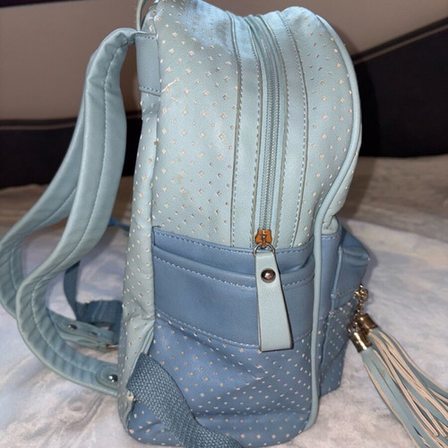 Backpack bag like new, blue with two shades and 4 pockets