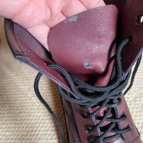 Commanchero boots used, red, size 38