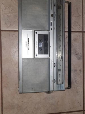 Grundig RR 710 portable stereo radio cassette player used