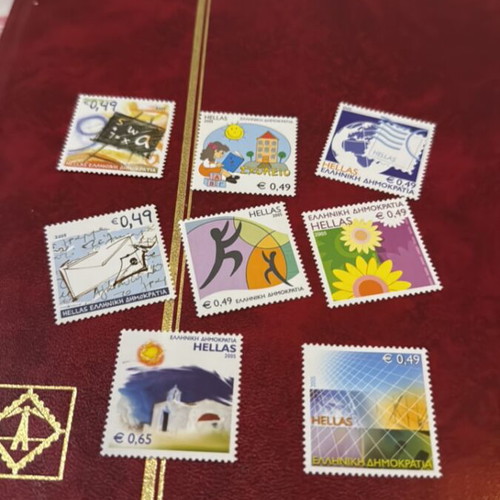 Greece 2005 Personal Stamp Set mint, 8 pieces
