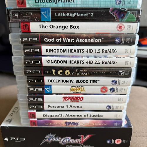 PlayStation 3 game collection used, 15 games bundle
