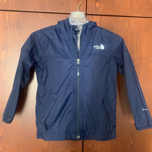 The North Face Kids Windbreaker used, size XS, blue