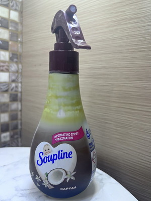Soupline Αρωματικό Σπρέι Υφασμάτων Καρύδα & Λευκά Άνθη 300ml