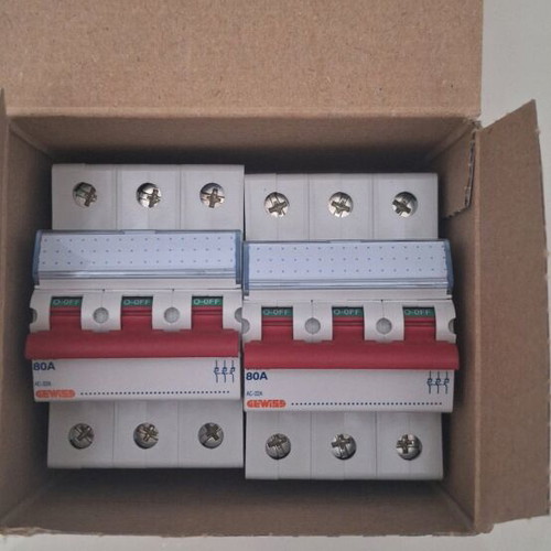 Gewiss GW96167 3P 80A disconnector switch new, 2 pieces