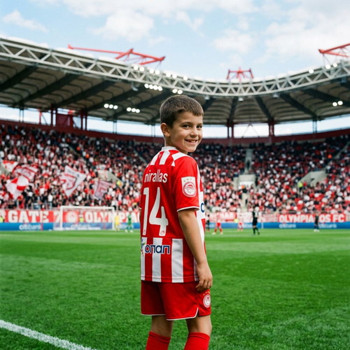 Olympiacos Mirallas #14 vintage jersey official replica used